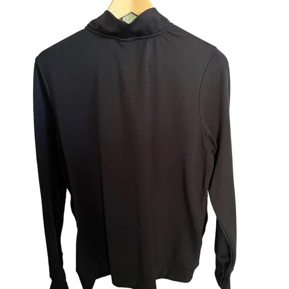Cuddl Duds Black Zip-Up Sweatshirt - Picture 3 of 5